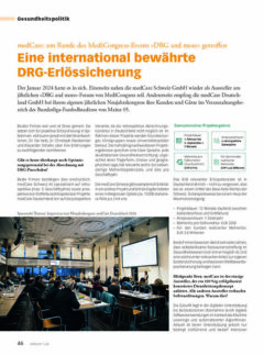 MediCongress-Events «DRG and more»: Eine international bewährte DRG-Erlössicherung